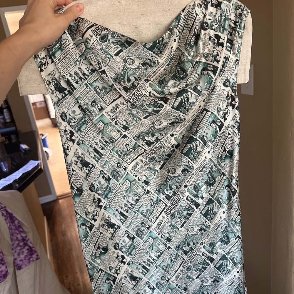 Comic Strip Print Dress